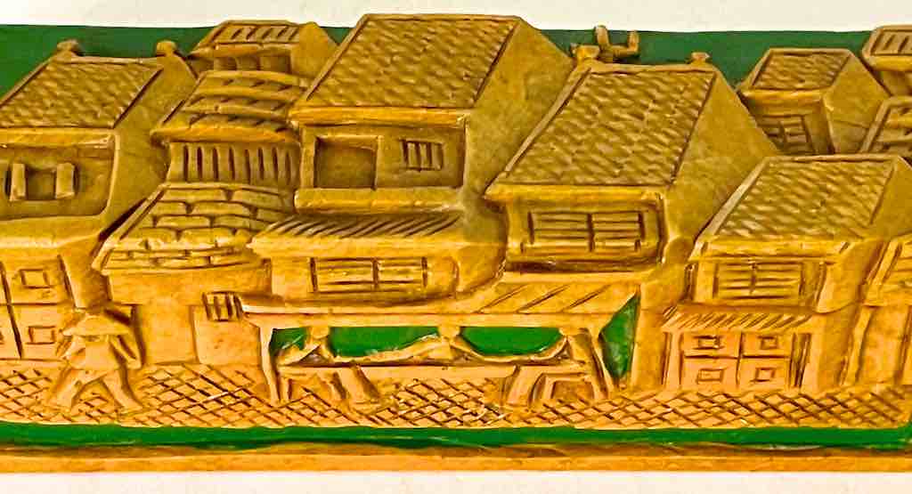 Vietnamese Street Design - Long Soapstone Trinket Decor Pencil Box