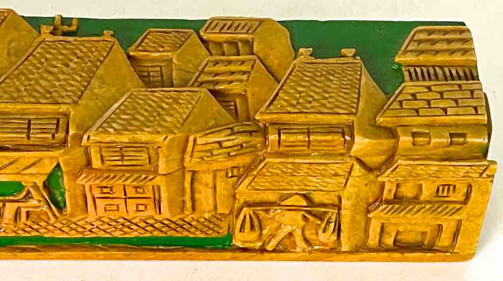 Vietnamese Street Design - Long Soapstone Trinket Decor Pencil Box