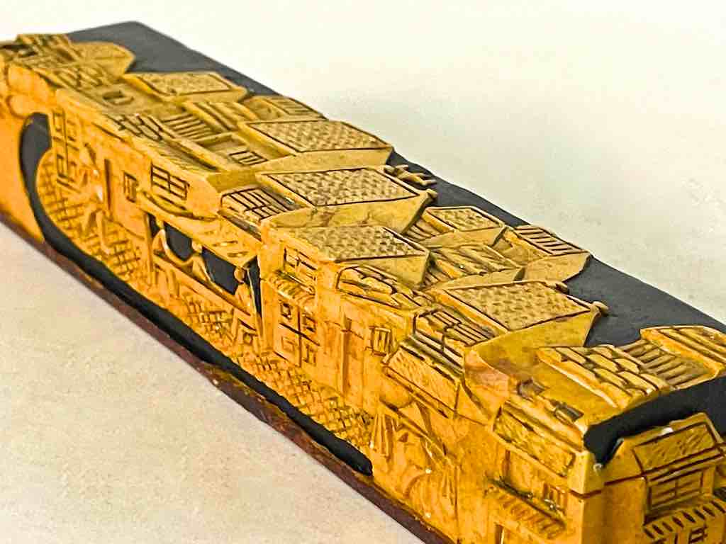 Vietnamese Street Design - Long Soapstone Trinket Decor Pencil Box
