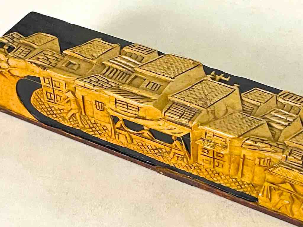 Vietnamese Street Design - Long Soapstone Trinket Decor Pencil Box