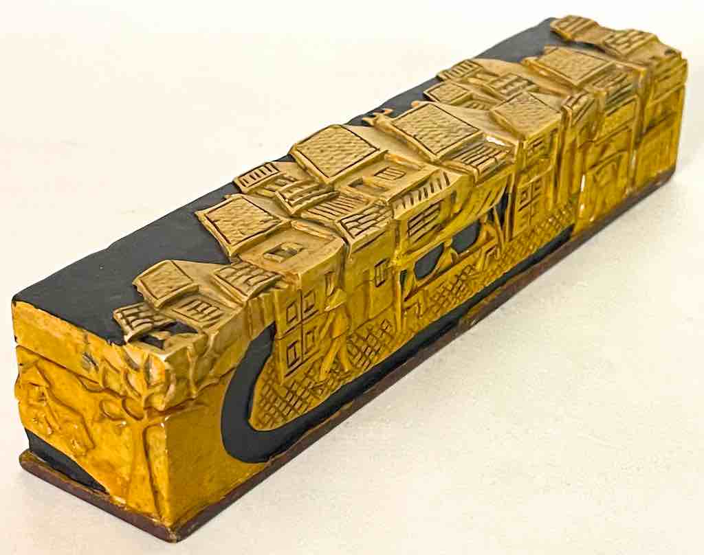 Vietnamese Street Design - Long Soapstone Trinket Decor Pencil Box