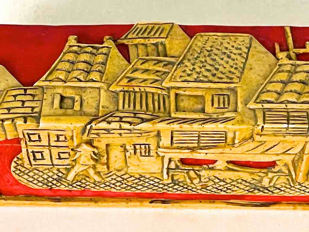 Vietnamese Street Design - Long Soapstone Trinket Decor Pencil Box
