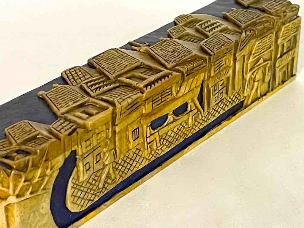 Vietnamese Street Design - Long Soapstone Trinket Decor Pencil Box