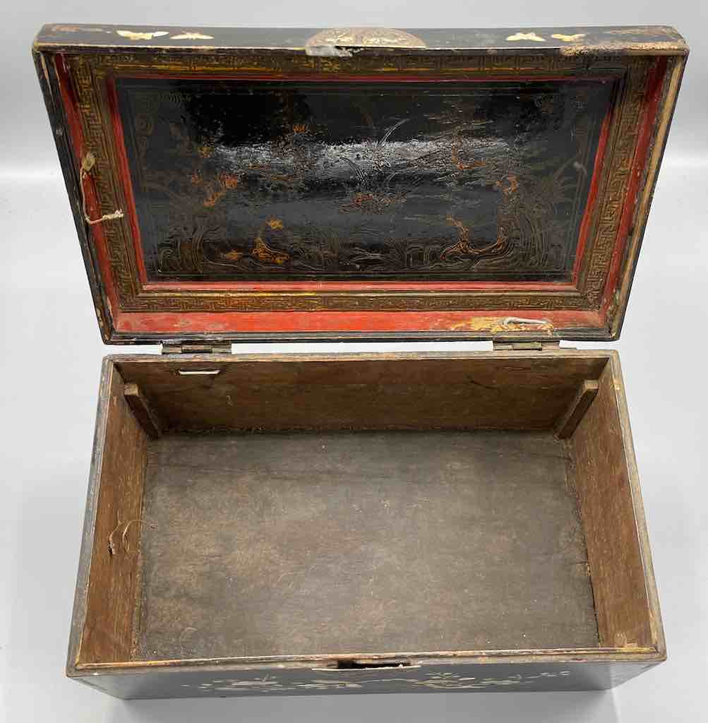 Vintage Vietnamese Mother of Pearl Inlaid Jewelry Box