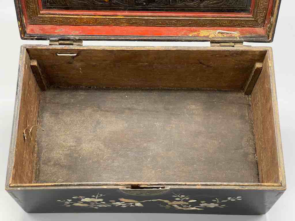 Vintage Vietnamese Mother of Pearl Inlaid Jewelry Box