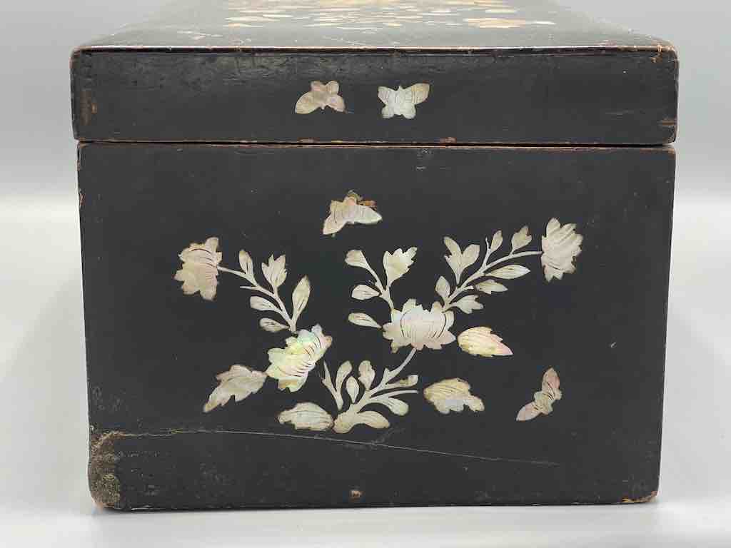 Vintage Vietnamese Mother of Pearl Inlaid Jewelry Box