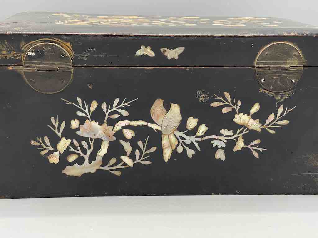 Vintage Vietnamese Mother of Pearl Inlaid Jewelry Box