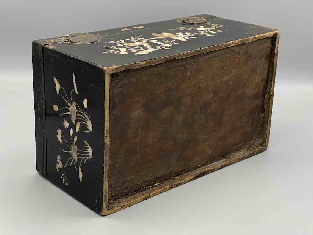 Vintage Vietnamese Mother of Pearl Inlaid Jewelry Box