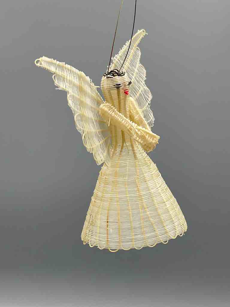 Very Small Horsehair Angel Ornament - Chile