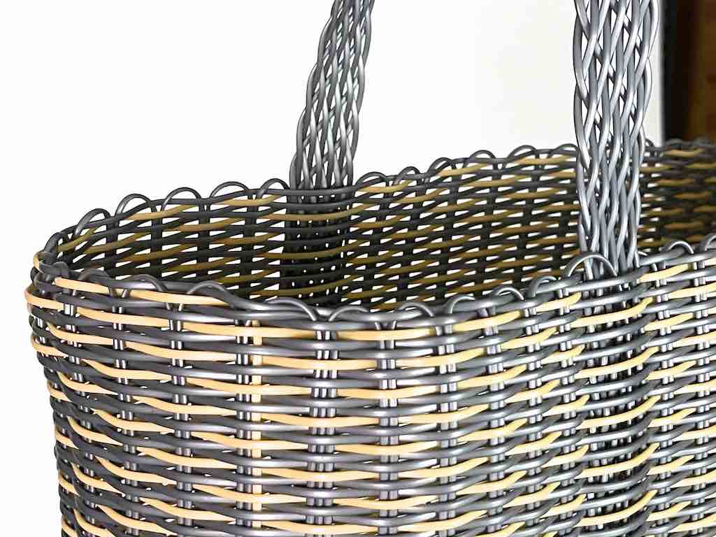Large Deep Woven Recyclyed Plastic High Capacity Handbag - El Salvador