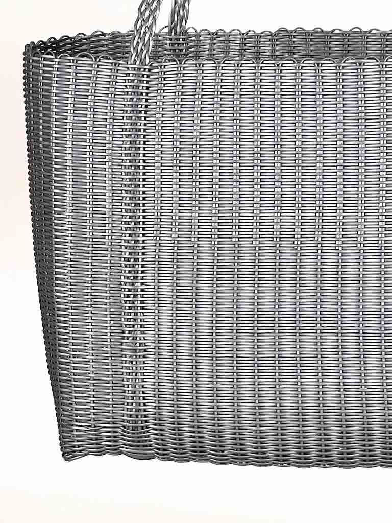 Large Deep Woven Recyclyed Plastic High Capacity Handbag - El Salvador