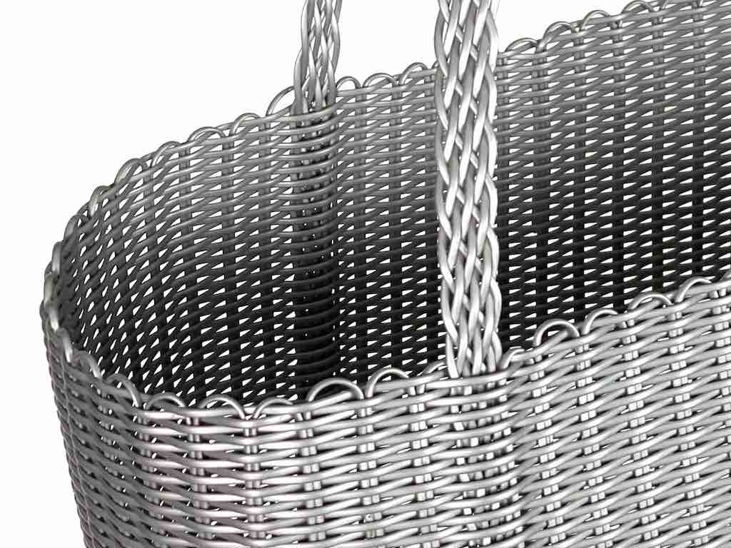 Large Deep Woven Recyclyed Plastic High Capacity Handbag - El Salvador