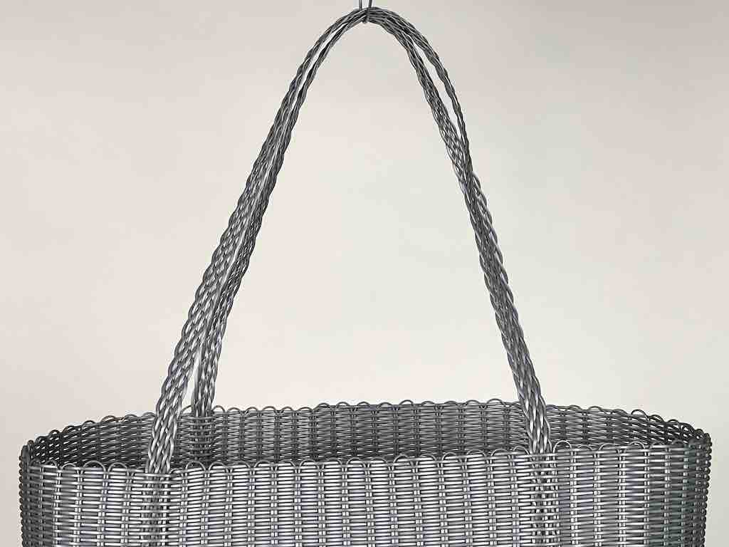 Large Deep Woven Recyclyed Plastic High Capacity Handbag - El Salvador