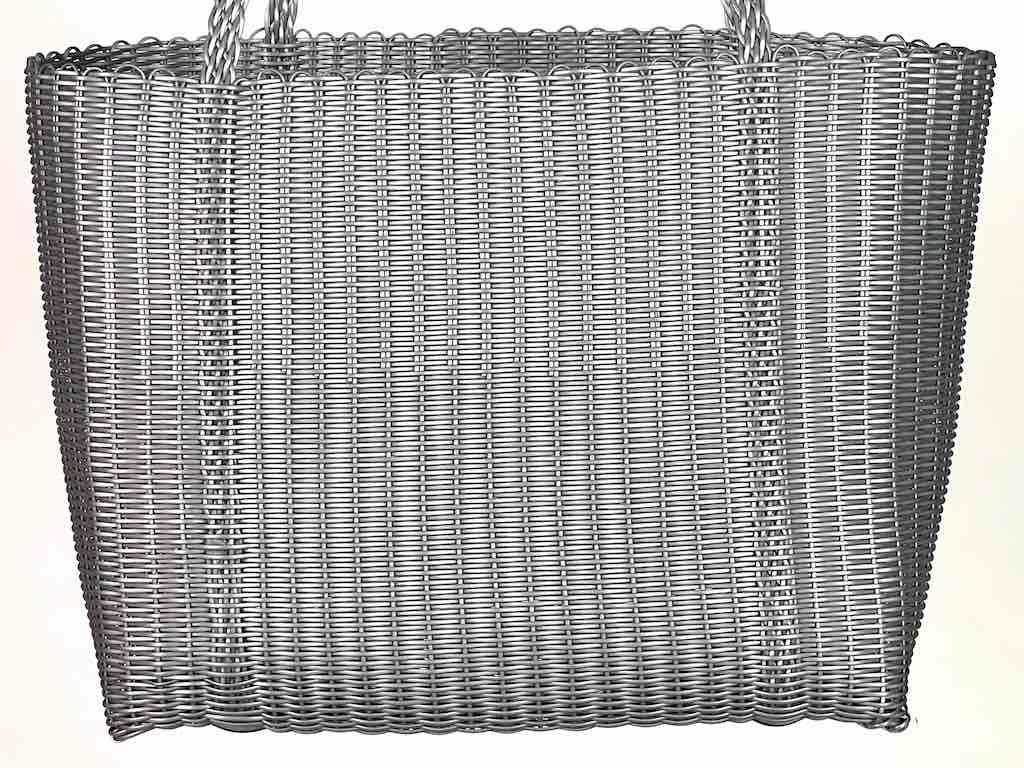 Large Deep Woven Recyclyed Plastic High Capacity Handbag - El Salvador