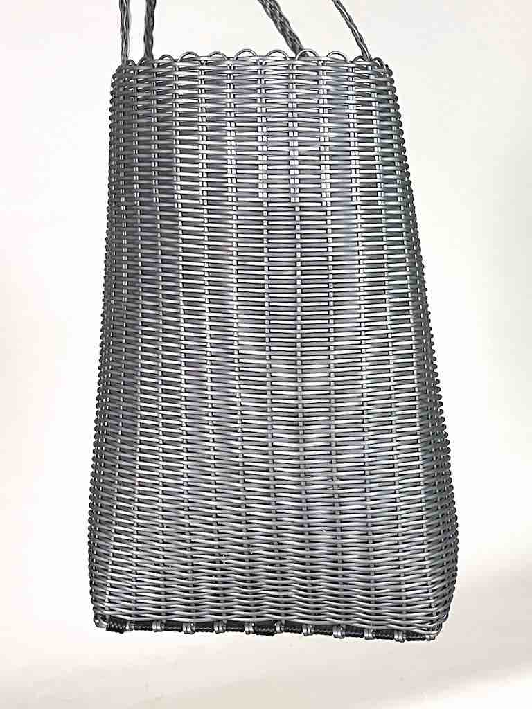 Large Deep Woven Recyclyed Plastic High Capacity Handbag - El Salvador