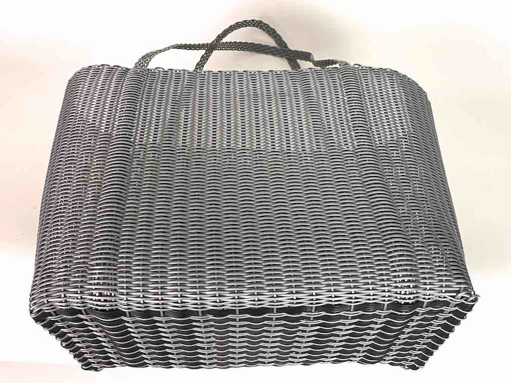 Large Deep Woven Recyclyed Plastic High Capacity Handbag - El Salvador