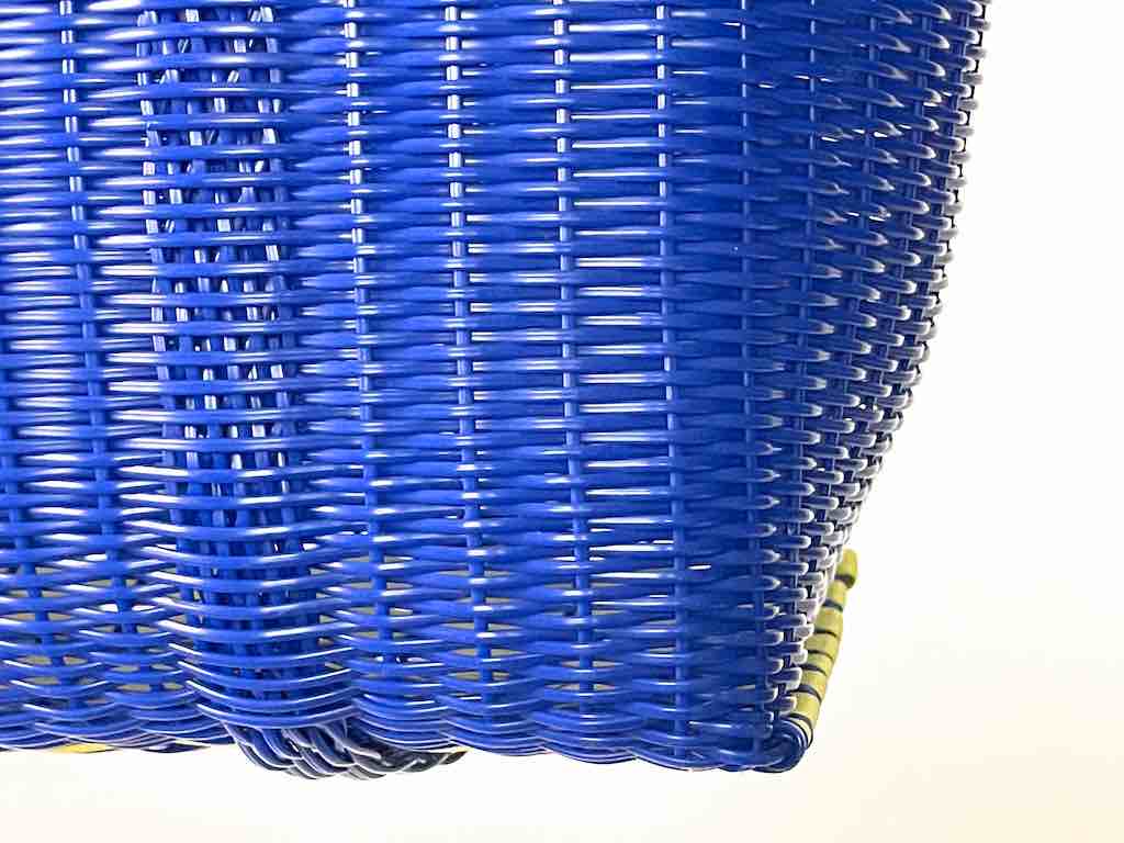 Large Deep Woven Recyclyed Plastic High Capacity Handbag - El Salvador