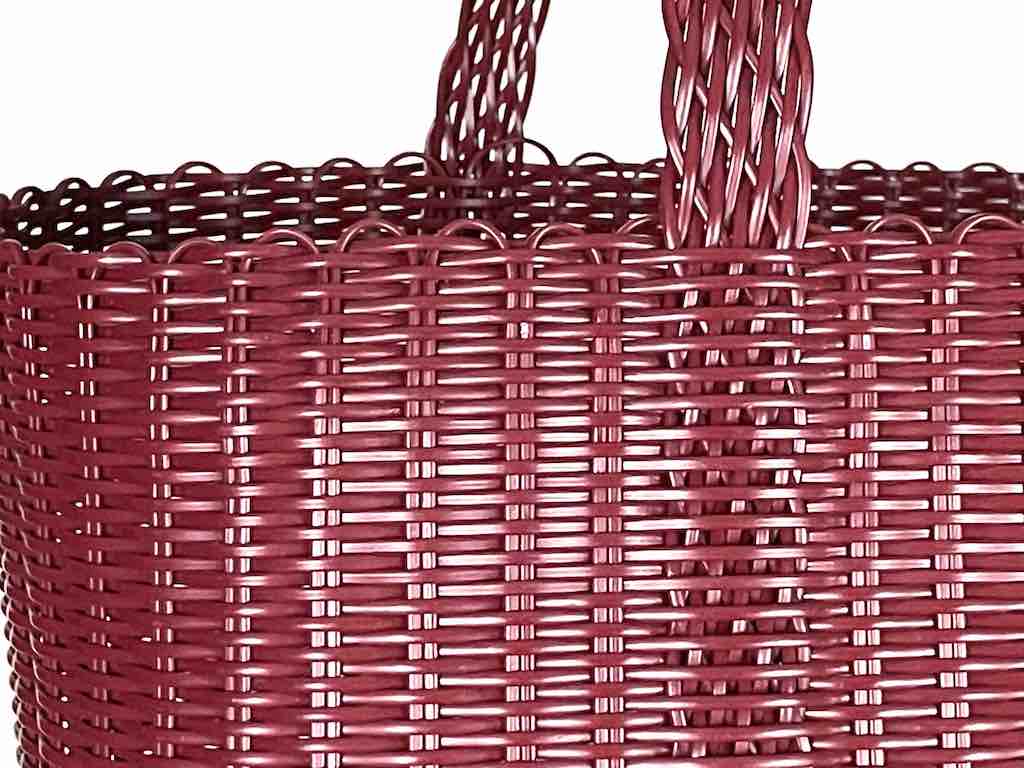Large Deep Woven Recyclyed Plastic High Capacity Handbag - El Salvador