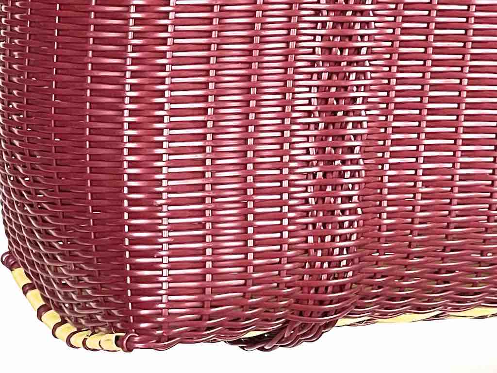 Large Deep Woven Recyclyed Plastic High Capacity Handbag - El Salvador