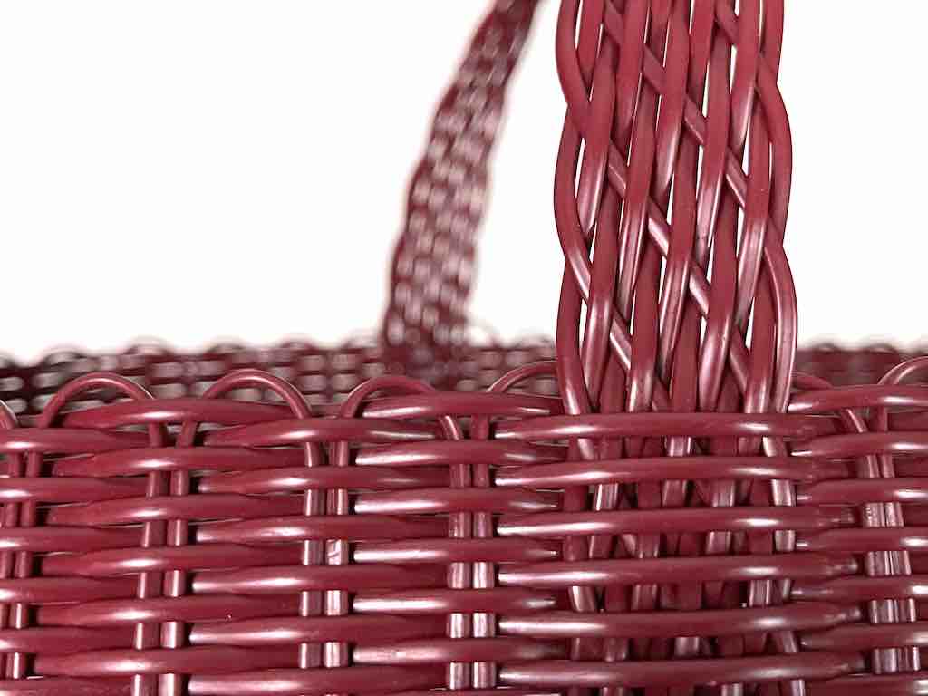Large Deep Woven Recyclyed Plastic High Capacity Handbag - El Salvador