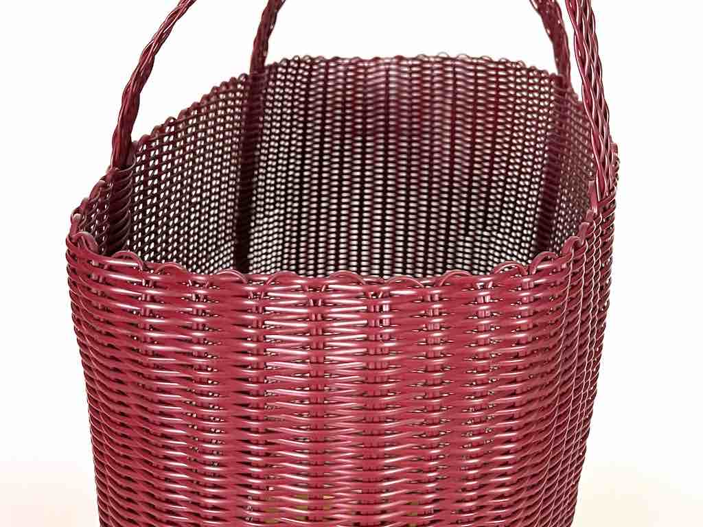 Large Deep Woven Recyclyed Plastic High Capacity Handbag - El Salvador