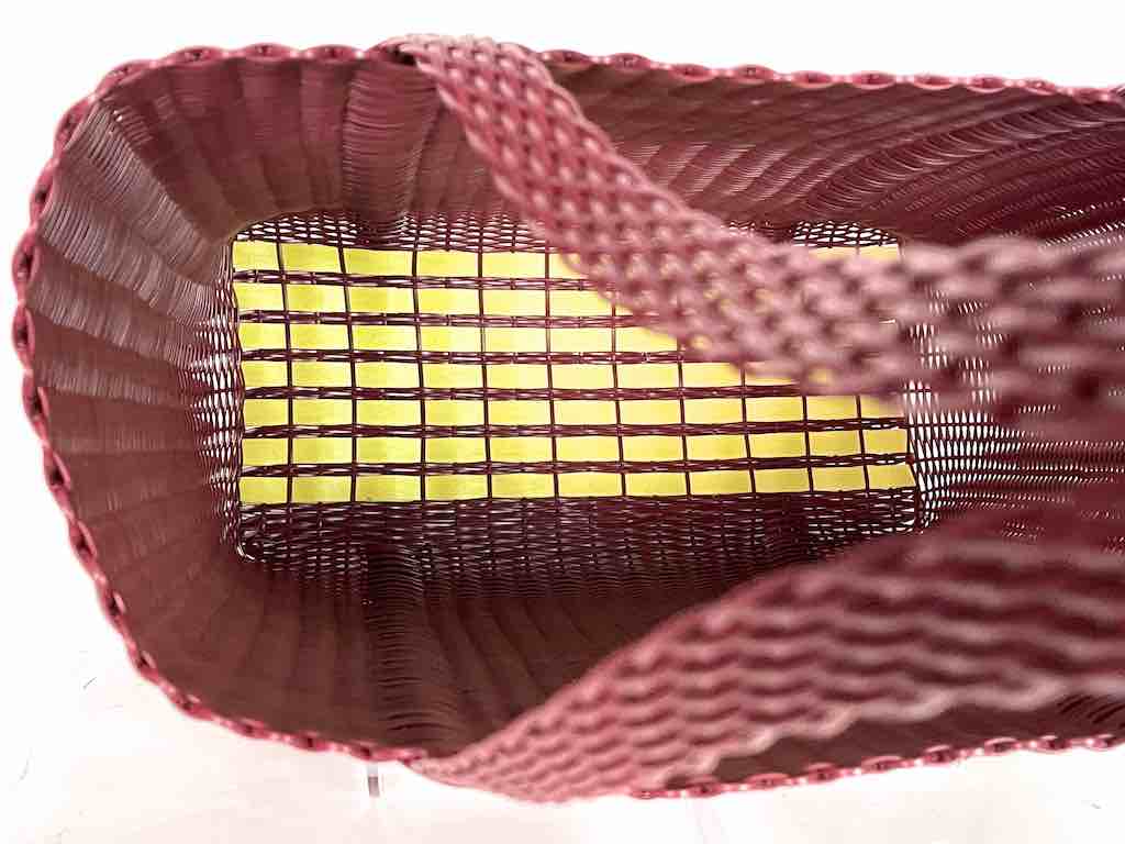 Large Deep Woven Recyclyed Plastic High Capacity Handbag - El Salvador