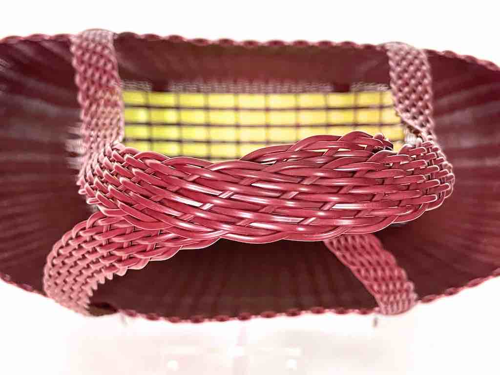 Large Deep Woven Recyclyed Plastic High Capacity Handbag - El Salvador