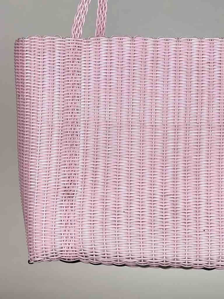 Large Deep Woven Recyclyed Plastic High Capacity Handbag - El Salvador