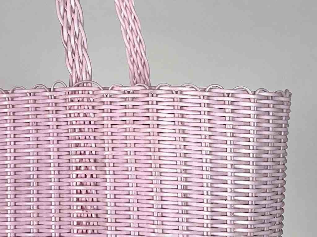 Large Deep Woven Recyclyed Plastic High Capacity Handbag - El Salvador