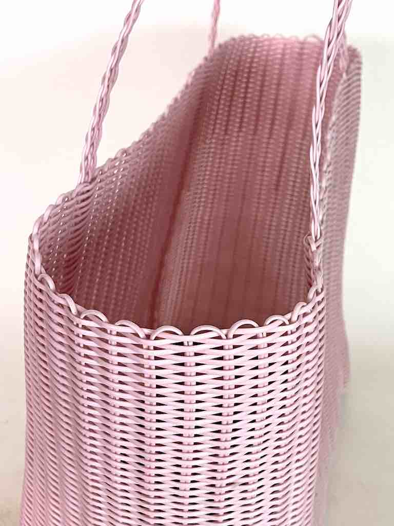 Large Deep Woven Recyclyed Plastic High Capacity Handbag - El Salvador