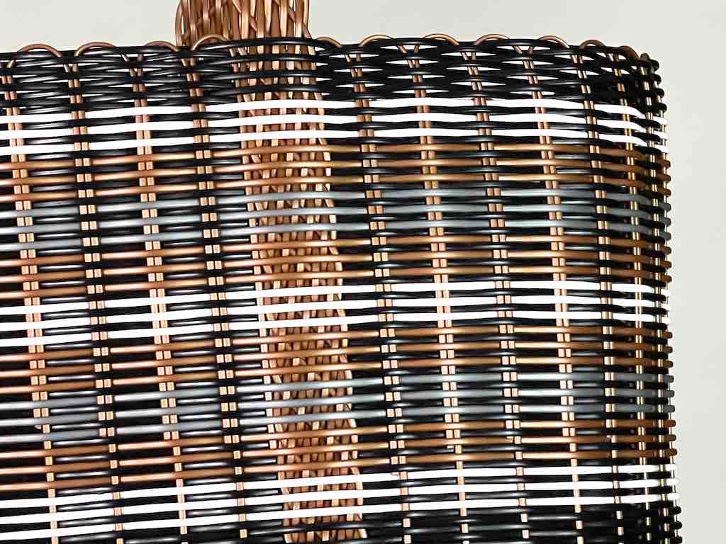 Large Deep Woven Recyclyed Plastic High Capacity Handbag - El Salvador