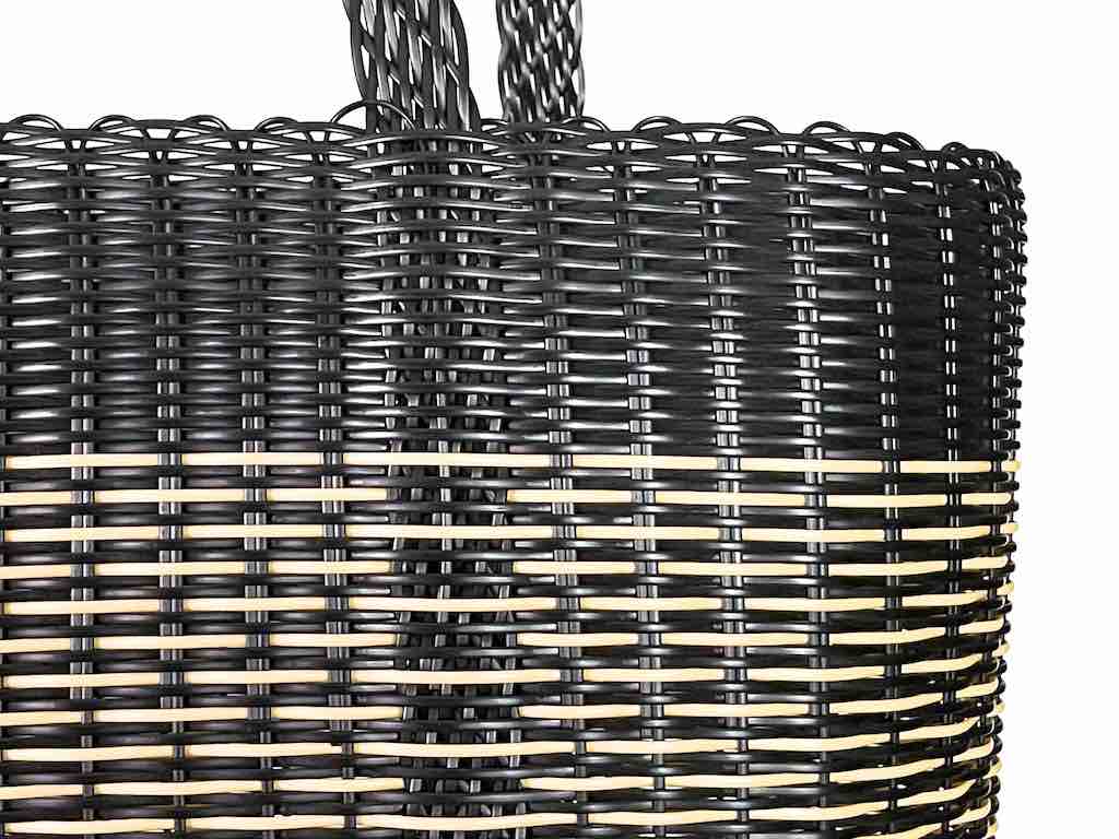 Large Deep Woven Recyclyed Plastic High Capacity Handbag - El Salvador