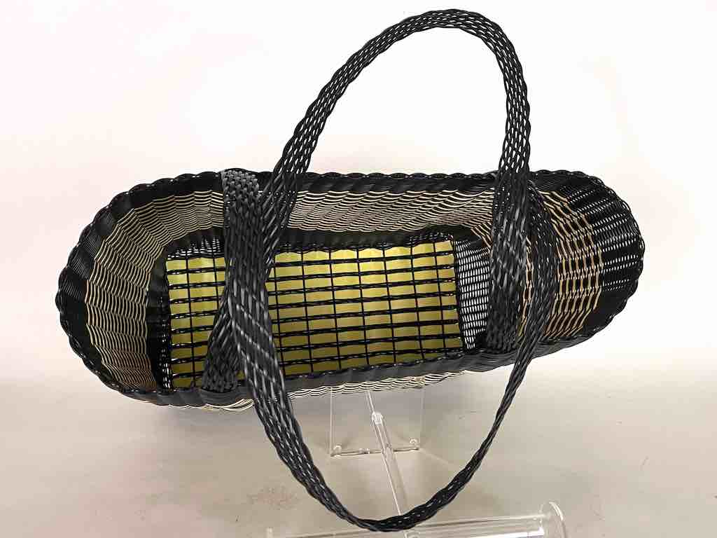 Large Deep Woven Recyclyed Plastic High Capacity Handbag - El Salvador