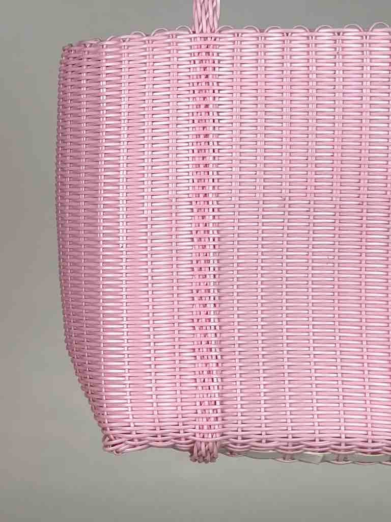 Medium Deep Woven Recyclyed Plastic High Capacity Handbag - El Salvador