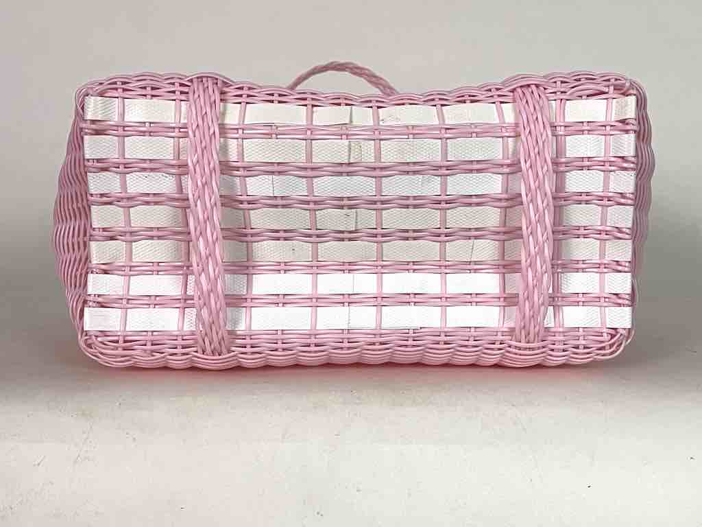 Medium Deep Woven Recyclyed Plastic High Capacity Handbag - El Salvador
