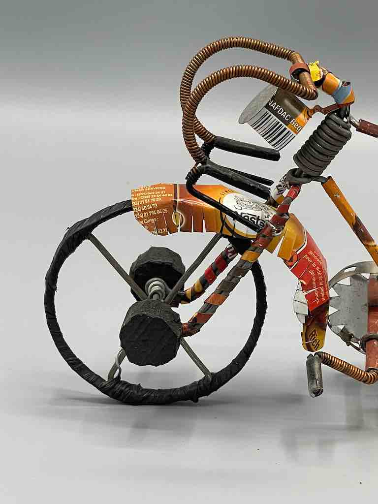 African Recycled Wire Cloth Seat Toy Racing Bike - Burkina Faso