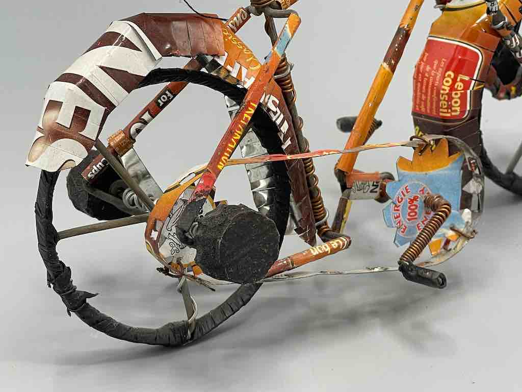 African Recycled Wire Cloth Seat Toy Racing Bike - Burkina Faso