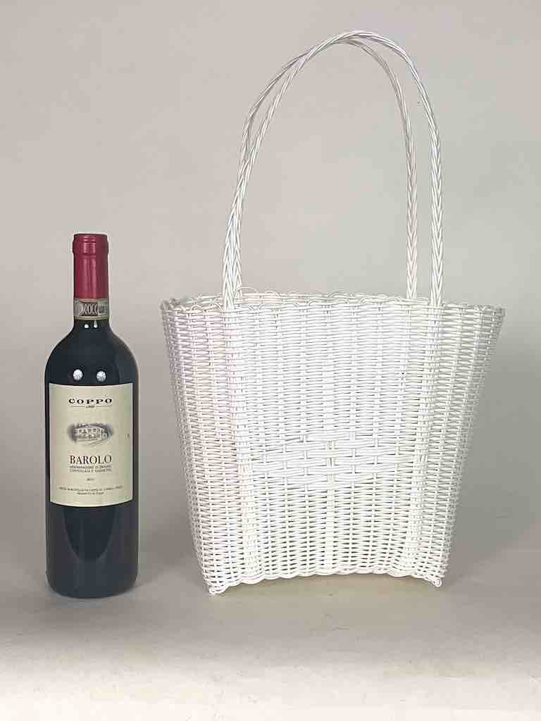 Small Deep Woven Recyclyed Plastic High Capacity Handbag - El Salvador