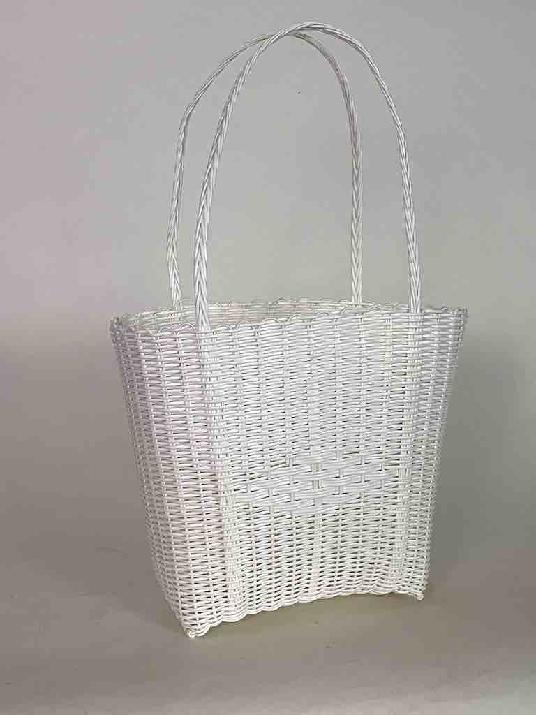 Small Deep Woven Recyclyed Plastic High Capacity Handbag - El Salvador