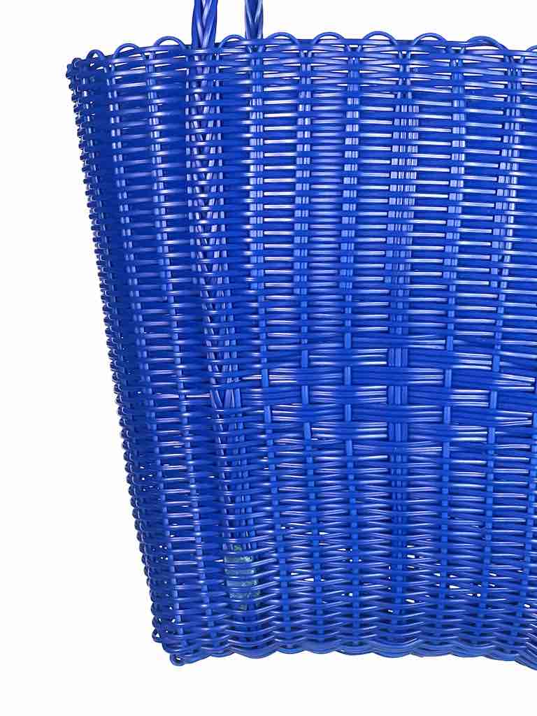 Small Deep Woven Recyclyed Plastic High Capacity Handbag - El Salvador