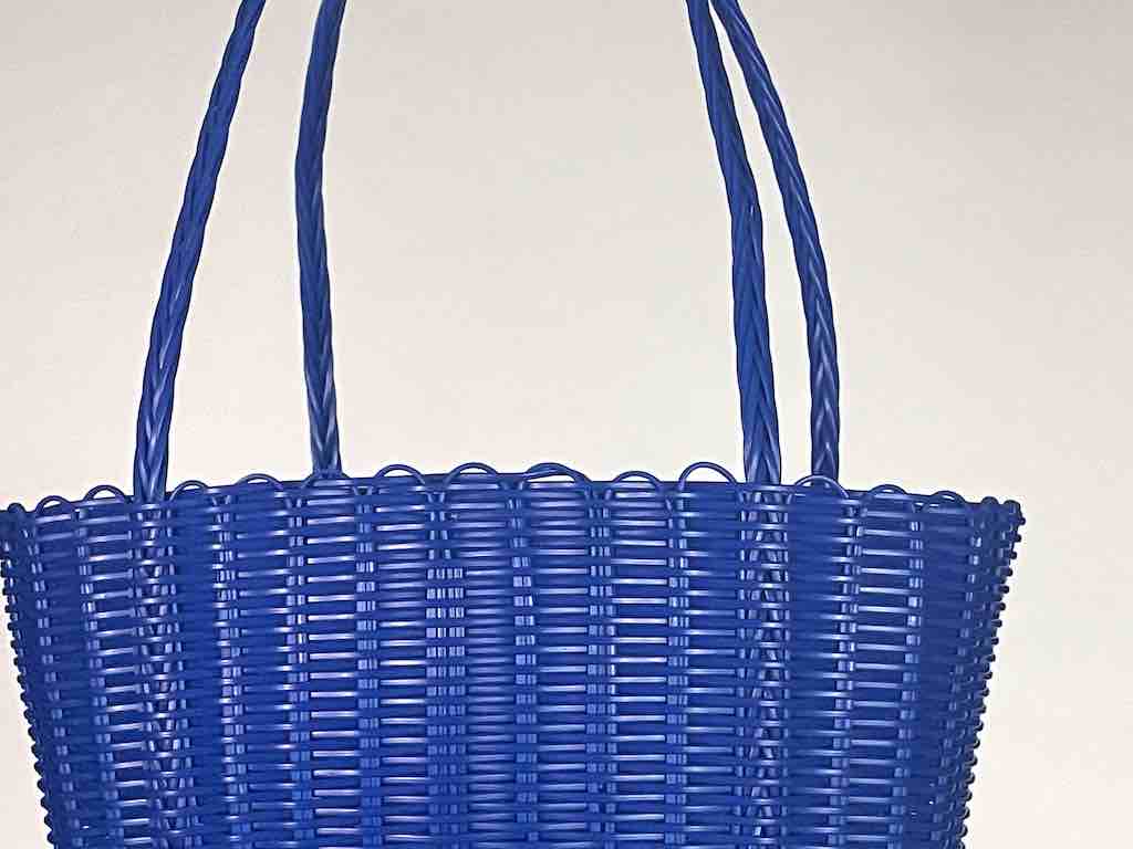 Small Deep Woven Recyclyed Plastic High Capacity Handbag - El Salvador