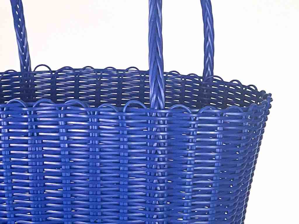 Small Deep Woven Recyclyed Plastic High Capacity Handbag - El Salvador