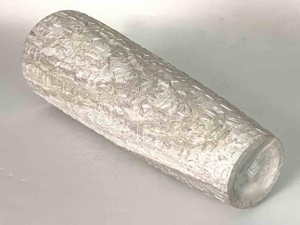 Hand-Carved Tall Flared Top Soapstone Vietnamese Sculptural Vase