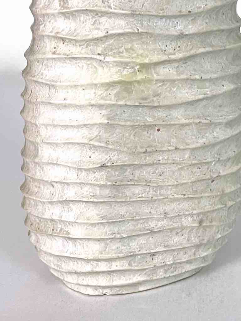 Hand-Carved Tall Soapstone Vietnamese Sculptural Vase