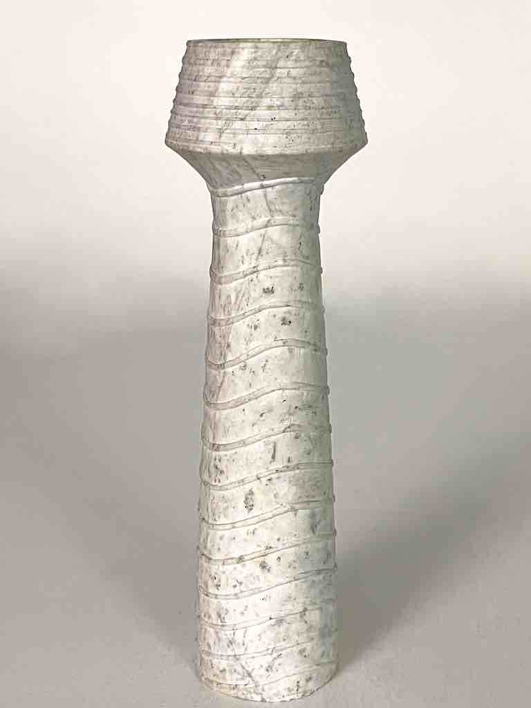 Hand-Carved Large Top Soapstone Vietnamese Sculptural Vase
