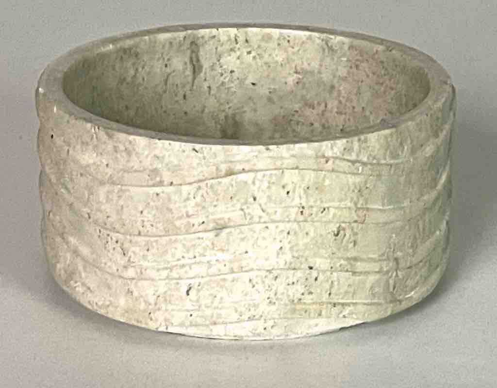 Hand-Carved Set of 5 Soapstone Vietnamese Sculptural Dishes