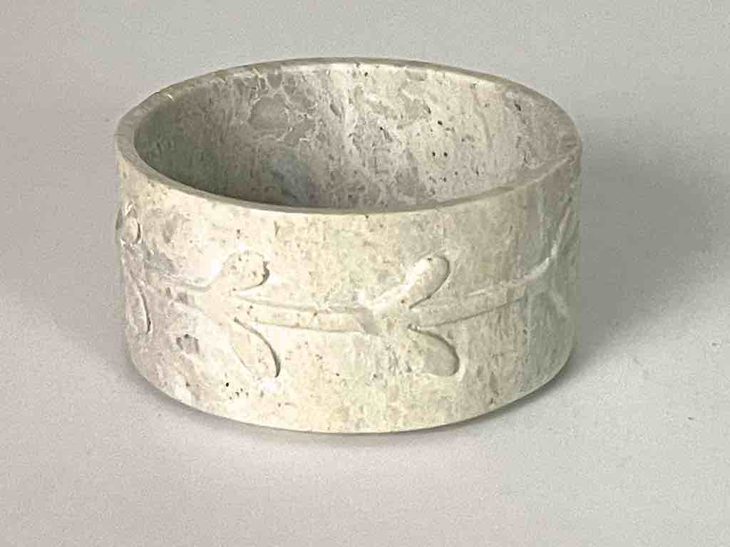 Hand-Carved Set of 5 Soapstone Vietnamese Sculptural Dishes