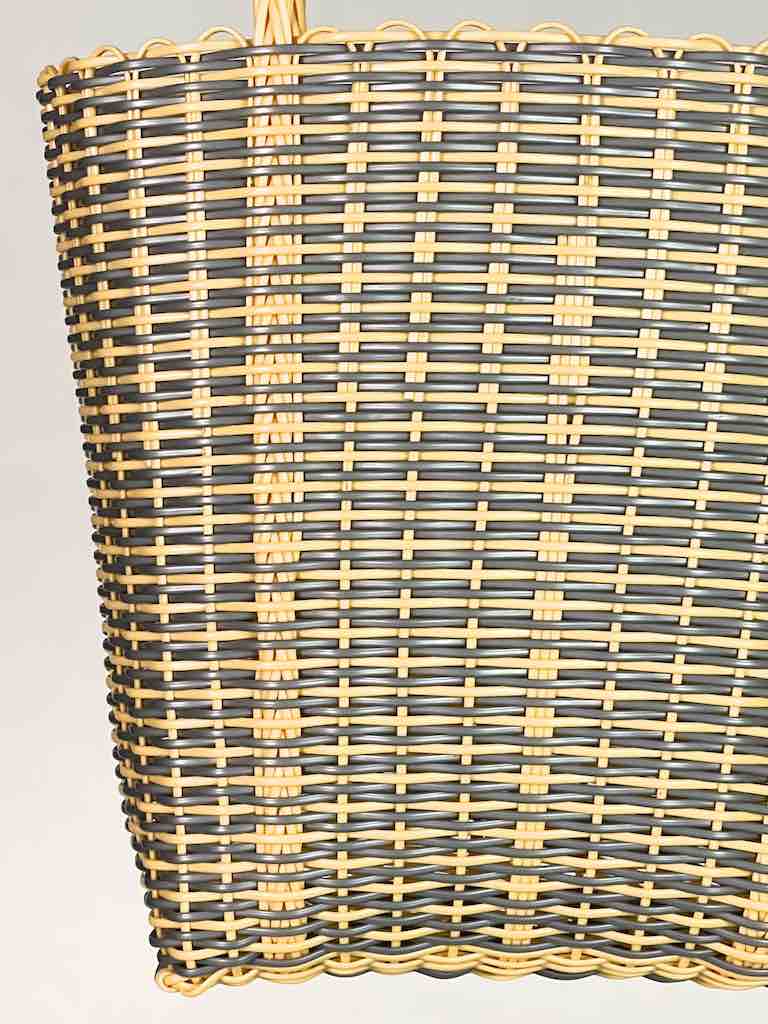 Small Deep Woven Recyclyed Plastic High Capacity Handbag - El Salvador