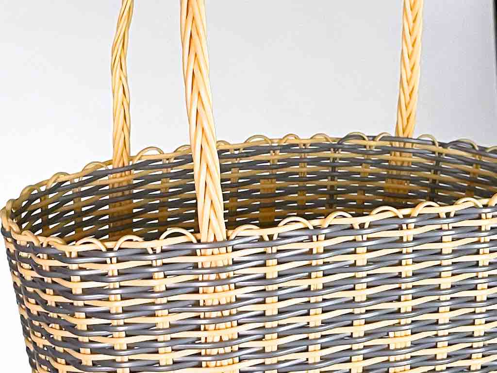 Small Deep Woven Recyclyed Plastic High Capacity Handbag - El Salvador