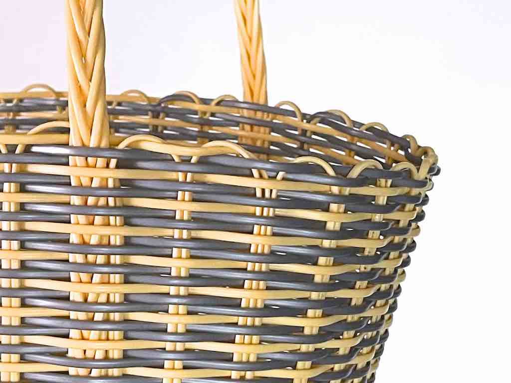Small Deep Woven Recyclyed Plastic High Capacity Handbag - El Salvador